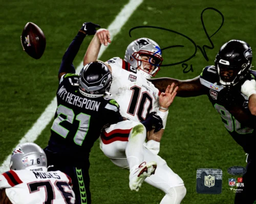 Devon Witherspoon Autographed 8x10 Photo Seattle Seahawks Super Bowl LX Fumble MCS Holo Stock #265930