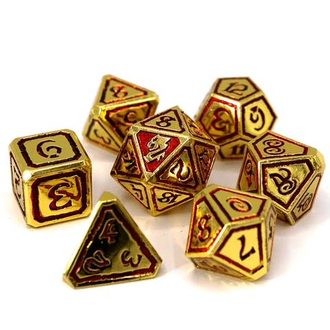 DHD 7 Piece RPG Set Kings of Gilded Ruin