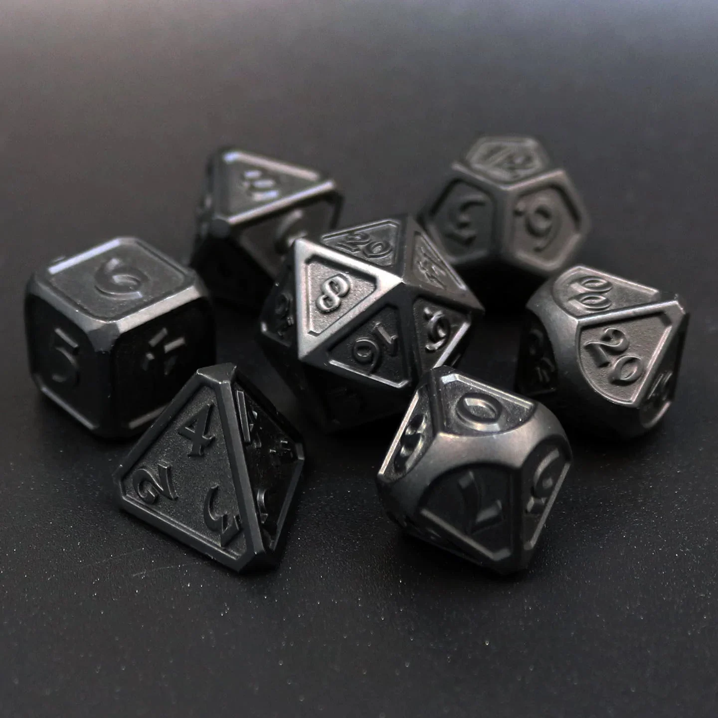 DHD 7 Piece RPG Set Mythica Absolute Midnight
