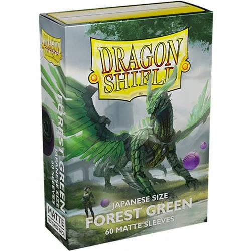 Dragon Shield Matte Mini Japanese Forest Green 60 ct Card Sleeves Individual Pack