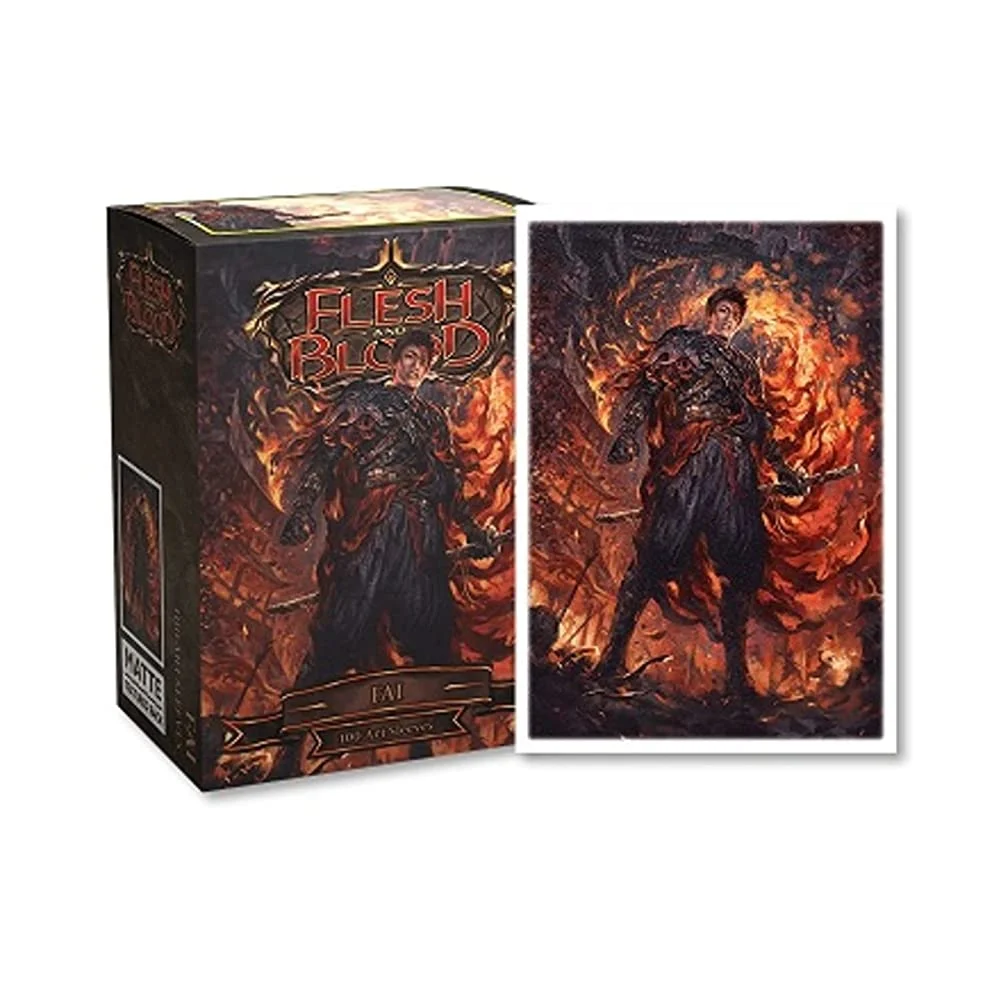 Dragon Shield Sleeves Flesh and Blood: FAI 100 CT - MTG Card Sleeves are Smooth & Tough - Compatible with Pokemon & Magic The Gathering Card Sleeves