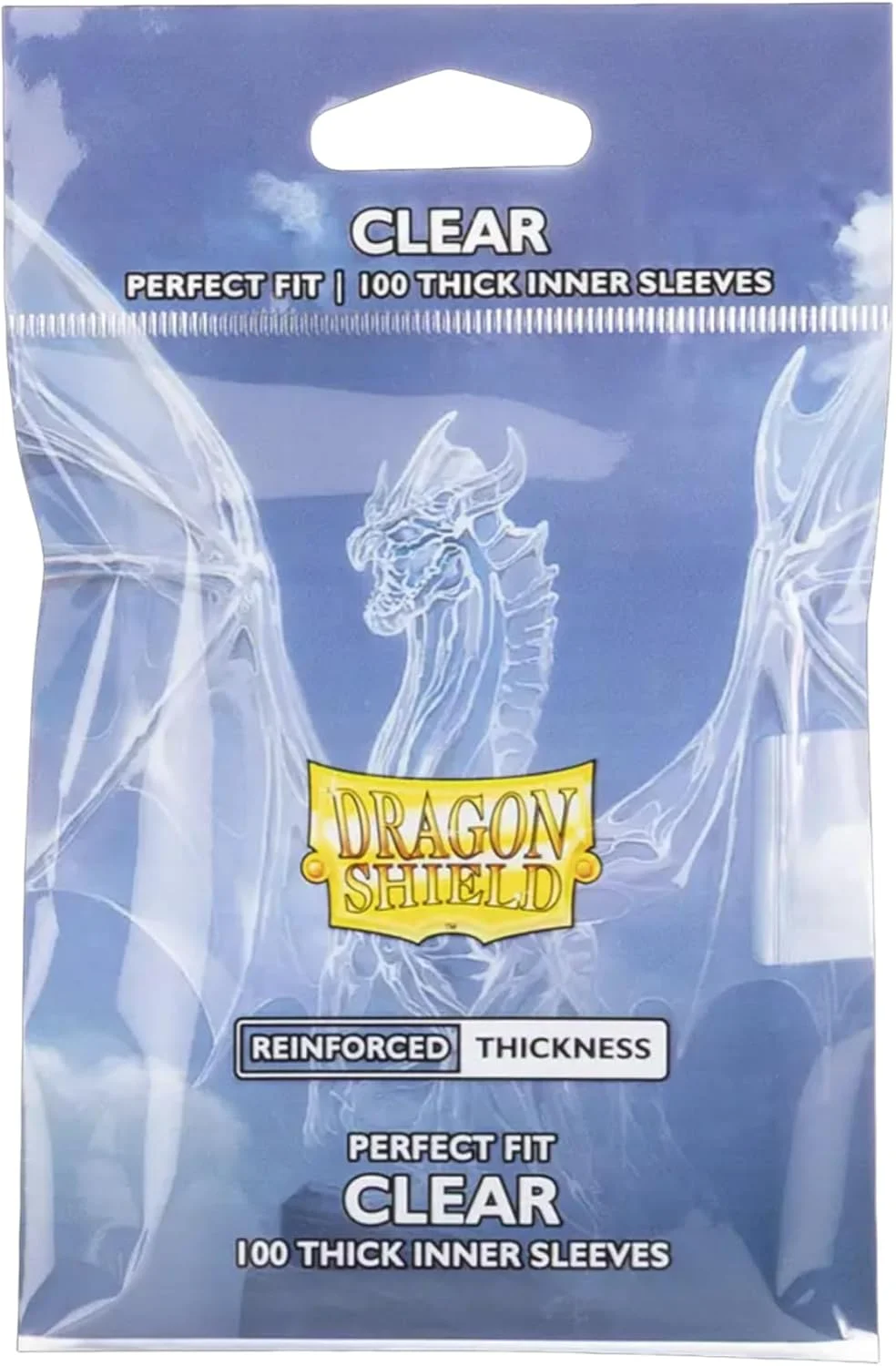 Dragon Shield - Standard Perfect Fit Thick Inner Sleeves - (100 Sleeves) - Clear