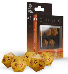 Dune RPG: Dice Set -Arrakis