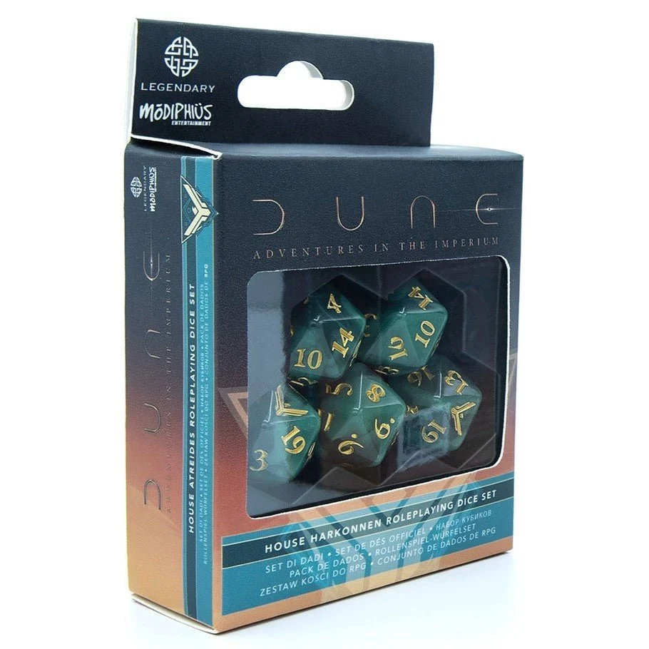 Dune RPG Dice Set Atreides