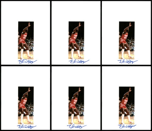 Elvin Hayes Autographed 8.5x11 Photo 12 Count Lot Houston Rockets SKU #194021