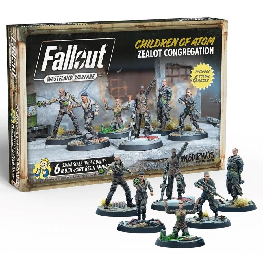 Fallout Wasteland Warfare Children of Atom Zealot Congregation