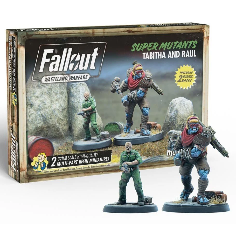 Fallout: Wasteland Warfare - Super Mutants Tabitha and Raul