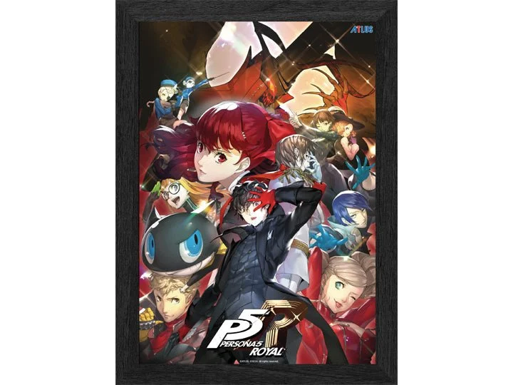 Framed Lenticular Poster Persona 5 Royal