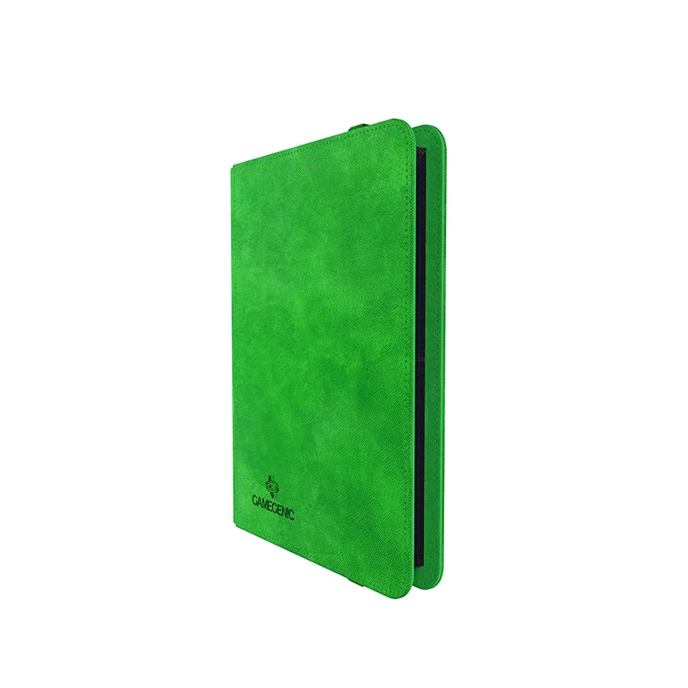 Gamegenic PRIME Album 8-Pocket | Organize Standard and Japanese Size Collectible Cards | Premium Card Game Protector | Holds up to 160 Cards |Ideal for Playset Collections | Green Color | Made by Gamegenic