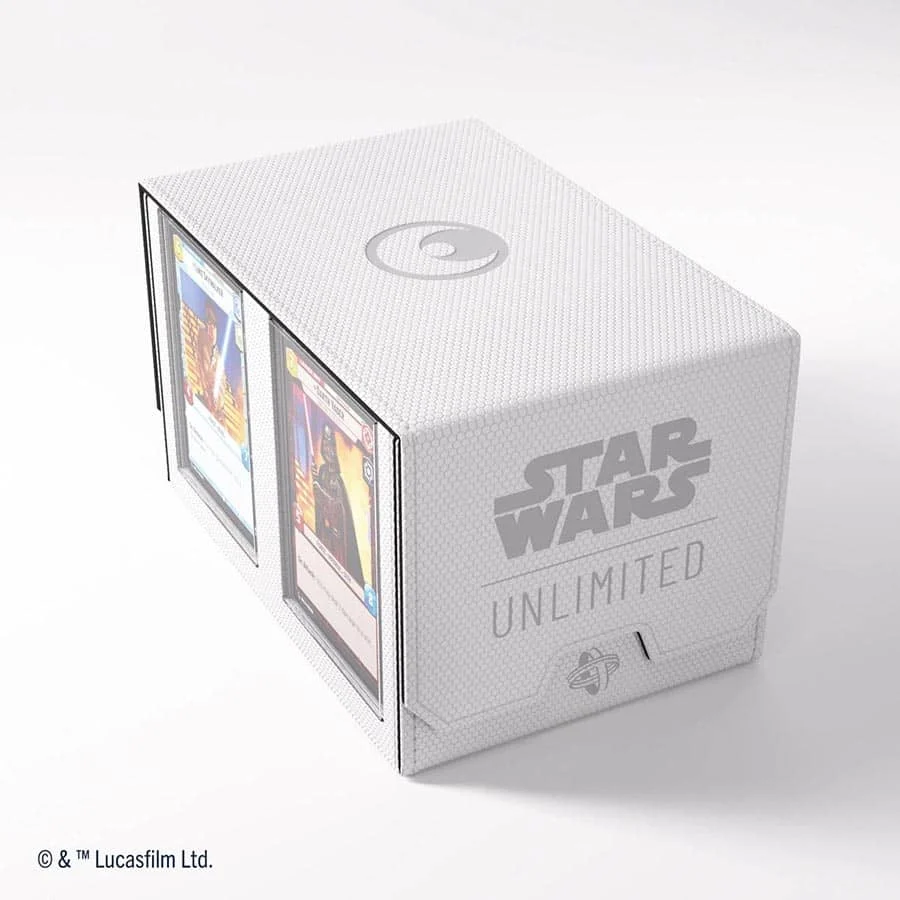 GAMEGENIC: STAR WARS: UNLIMITED: DOUBLE DECK POD: WHITE AND BLACK