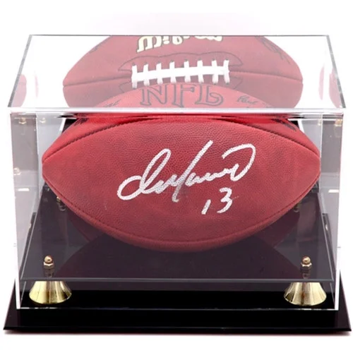 Golden Riser Classic Football Display Case Stock #224761