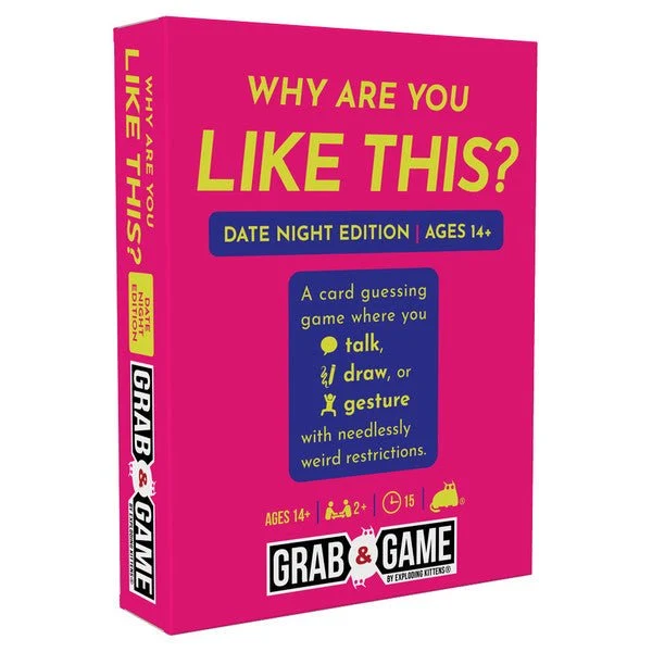 Grab & Game: Why Are You Like This Date Night Edition