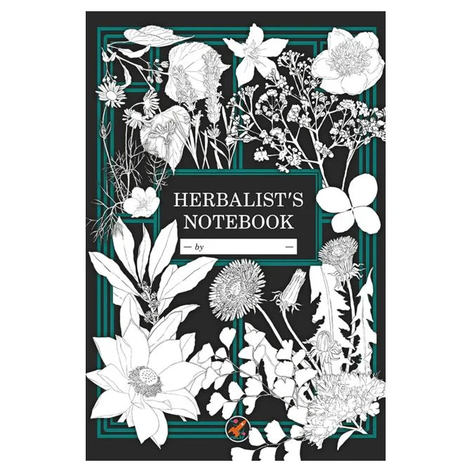Herbalist's Notebook (Black and White Cover)