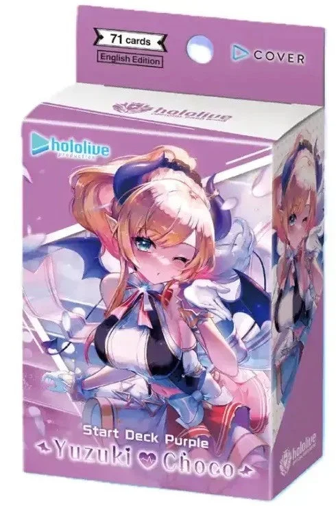 Hololive Official Card Game: Yuzuki Choco Start Deck - 71 Cards
