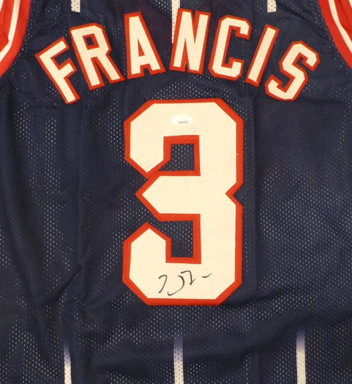Houston Rockets Steve Francis Autographed Blue Jersey JSA #WA975179