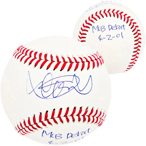 Ichiro Suzuki Autographed Official MLB Baseball Seattle Mariners "MLB Debut 4-2-01" IS Holo Stock #212161