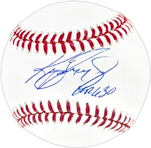 Ken Griffey Jr. Autographed Official MLB Baseball Seattle Mariners "HR 630" Beckett BAS Witness Stock #262969