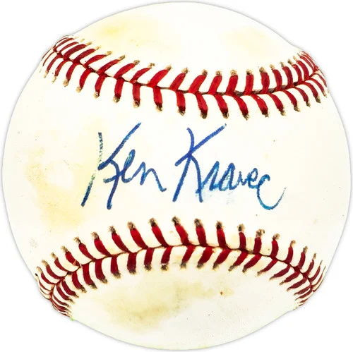 Ken Kravec Autographed Official NL Baseball Chicago Cubs, Chicago White Sox SKU #229880