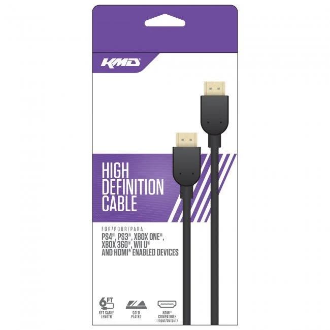 KMD HDMI Cable 6 ft