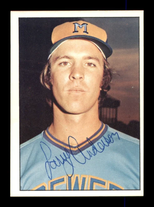 Larry Anderson Autographed 1975 SSPC Card #248 Milwaukee Brewers Pictured On Rick Austin Card SKU #204717