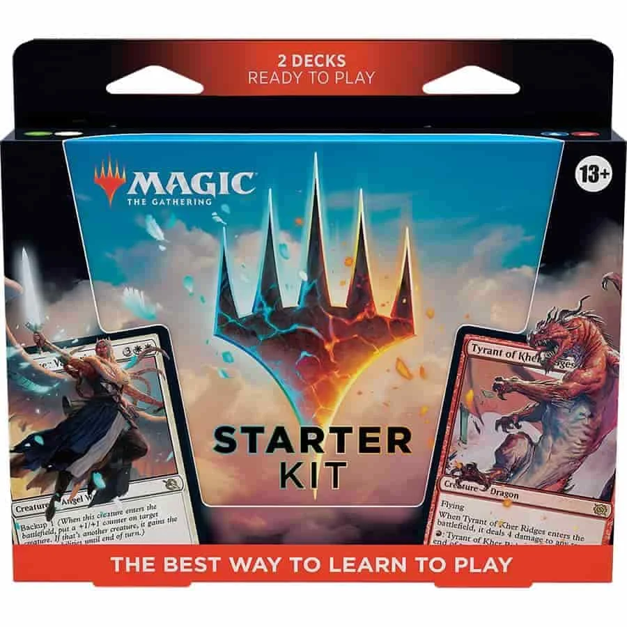 Magic The Gathering 2023 Starter Kit - Learn to Play with 2 Ready-to-Play Decks + 2 Codes to Play Online (2-Player Fantasy Card Game)