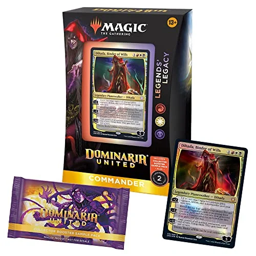 Magic: The Gathering Dominaria United Commander Deck Legends' Legacy + Collector Booster Sample Pack
