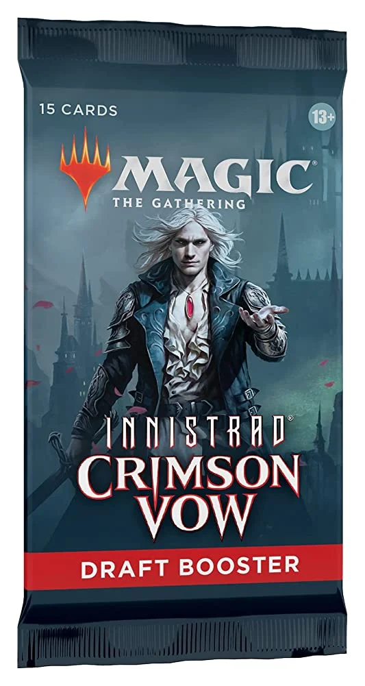 Magic: The Gathering Draft Booster Pack Lot MTG Innistrad Crimson Vow Individual Pack