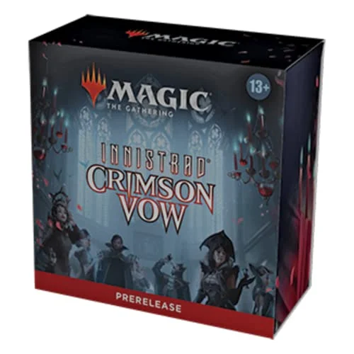 Magic: The Gathering Prerelease Kit: MTG Innistrad Crimson Vow - 6 Packs, Promos, Dice