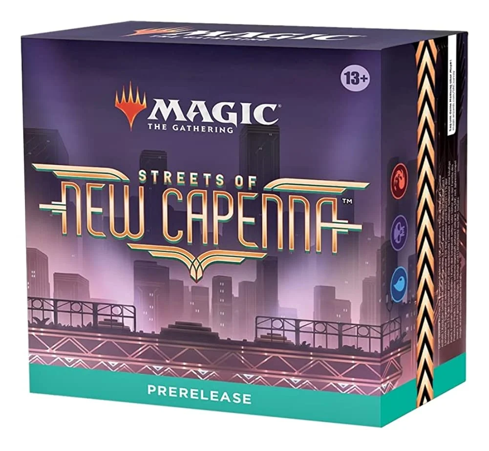 Magic: The Gathering Prerelease Kit: MTG Streets of New Capenna Maestros Blue Black Red - 6 Packs, Promos, Dice MTGWCPRKMTGSNCUBR1 0