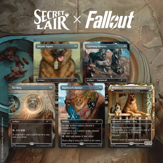 Magic the Gathering Secret Lair x Fallout: Greet the Dog (Non-Foil)