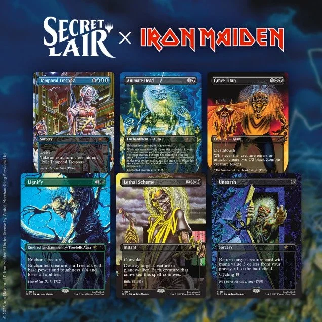 Magic the Gathering Secret Lair x Iron Maiden: Album Art (Foil)