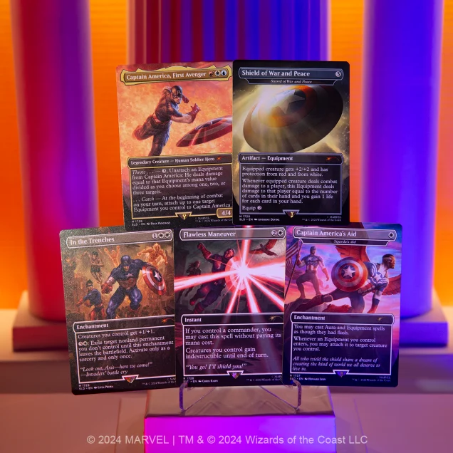 Magic the Gathering Secret Lair x Marvel's Captain America - Non-Foil Edition