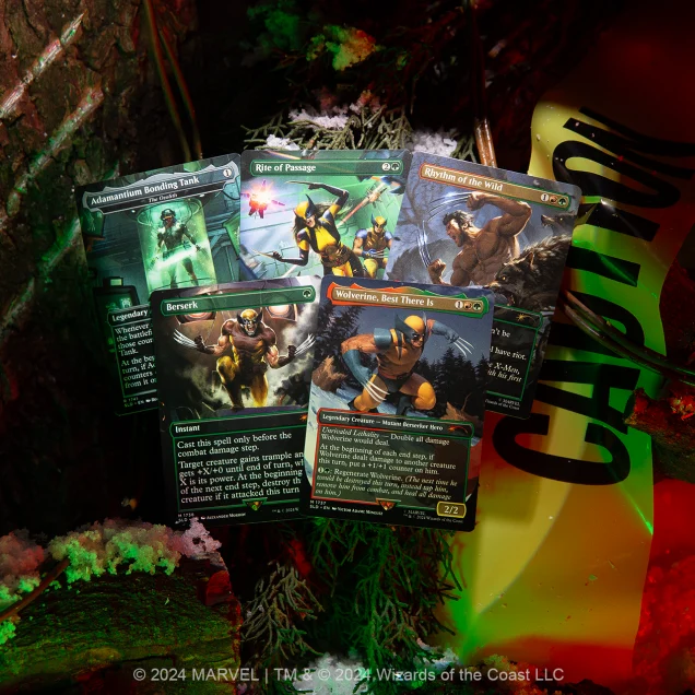 Magic the Gathering Secret Lair x Marvel's Wolverine - Rainbow Foil Edition