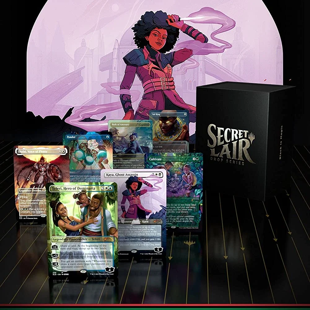 Magic TCG The Gathering Secret Lair: MTG Black is Magic