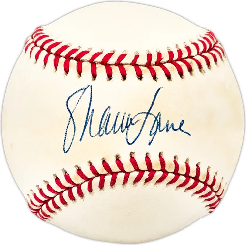 Marvin Lane Autographed Official AL Baseball Detroit Tigers Beckett BAS QR #BL93621