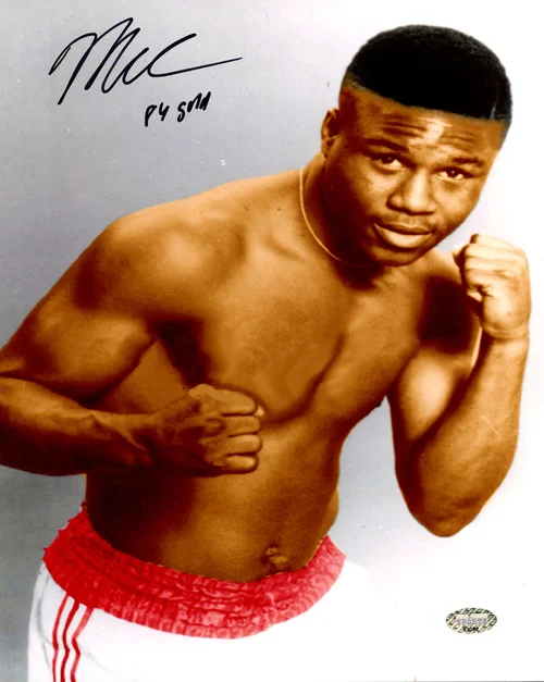 Meldrick Taylor Autographed 8X10 Photo "84 Gold" MCS Holo Stock #208896