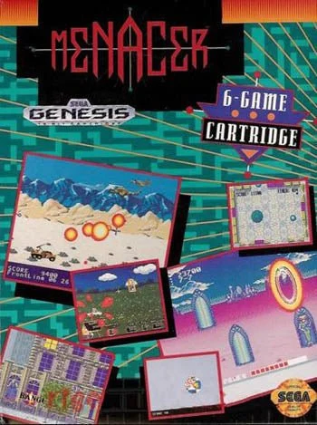 Menacer: 6-Game Cartridge (GEN)