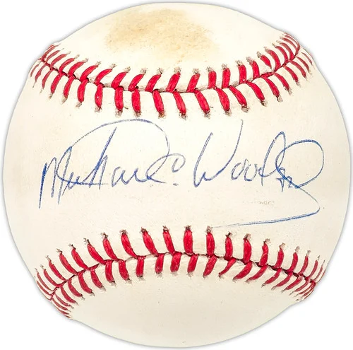 Mike Woodard Autographed Official AL Baseball San Francisco Giants SKU #227863