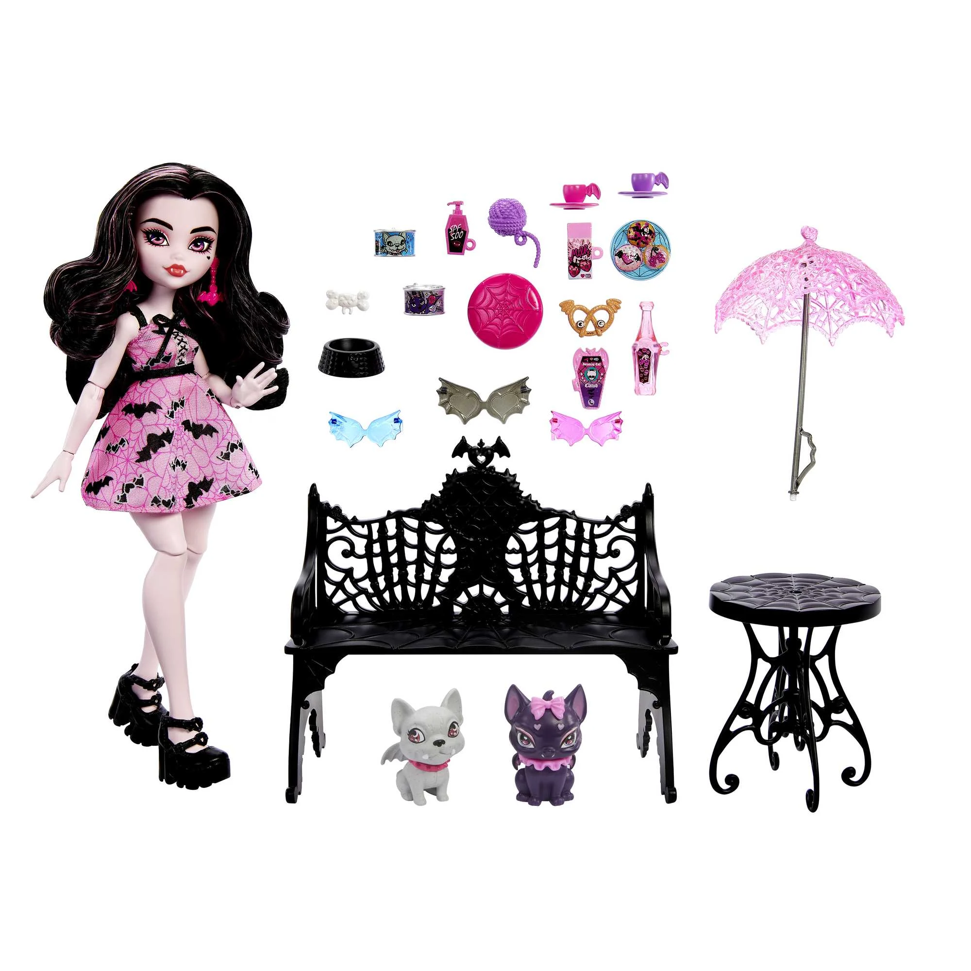 Monster High Draculaura Bite in the Park™ Doll and Playset