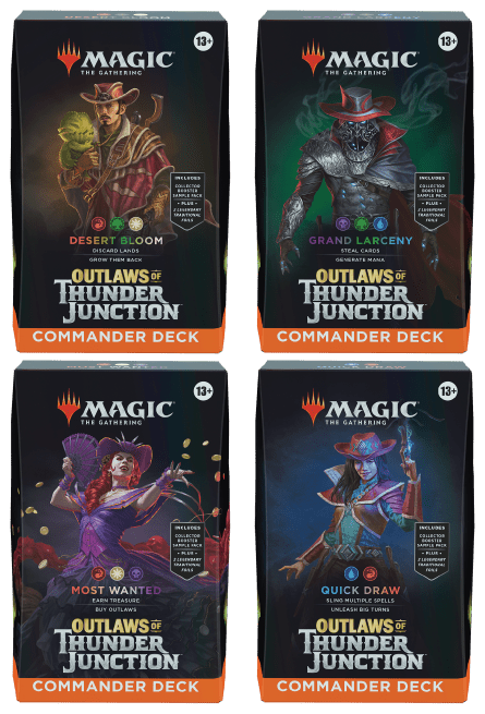 MTG Outlaws of Thunder Junction Commander Deck