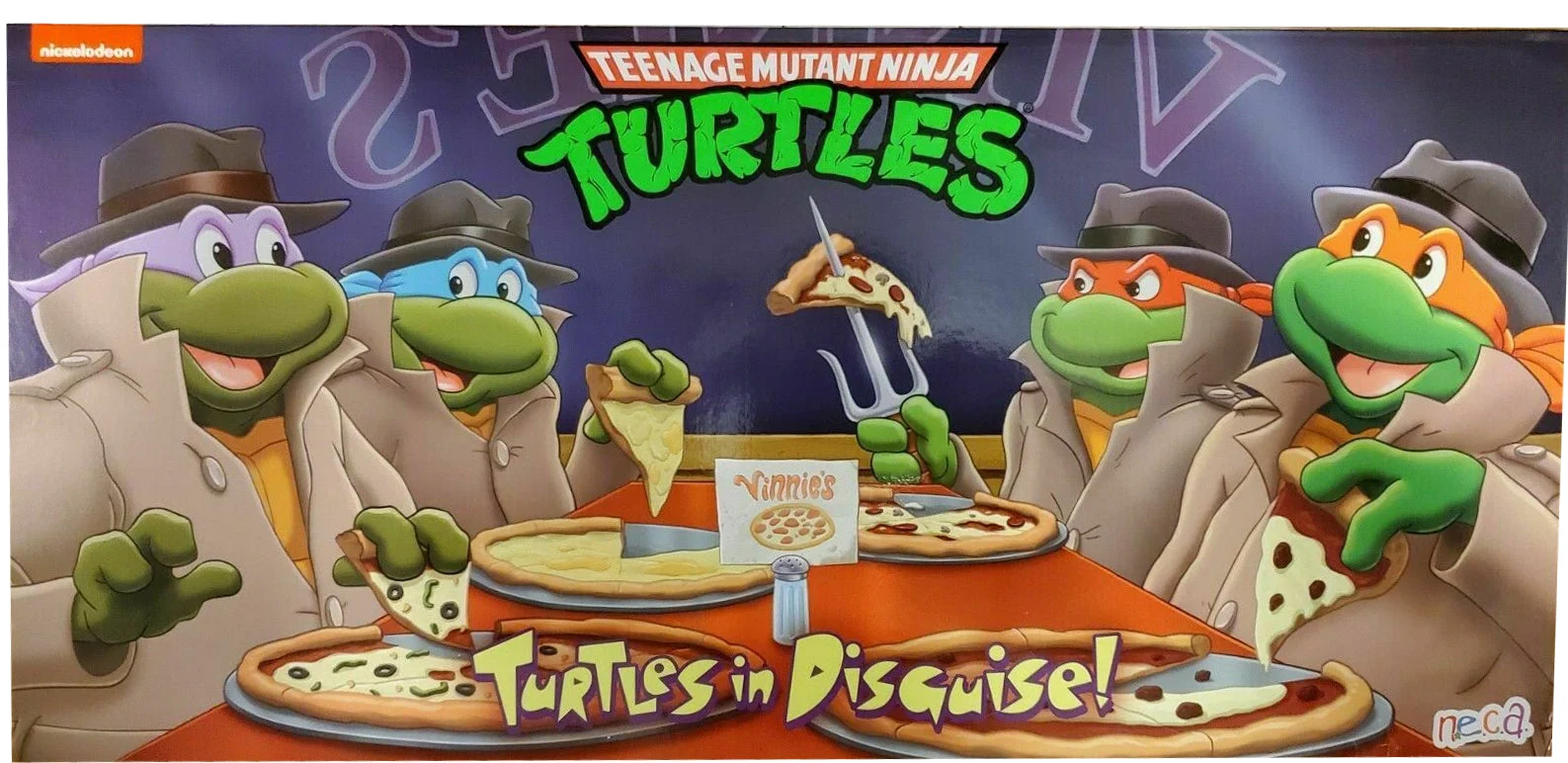 NECA Teenage Mutant Ninja Turtles: Turtles in Disguise Action Figure Playset