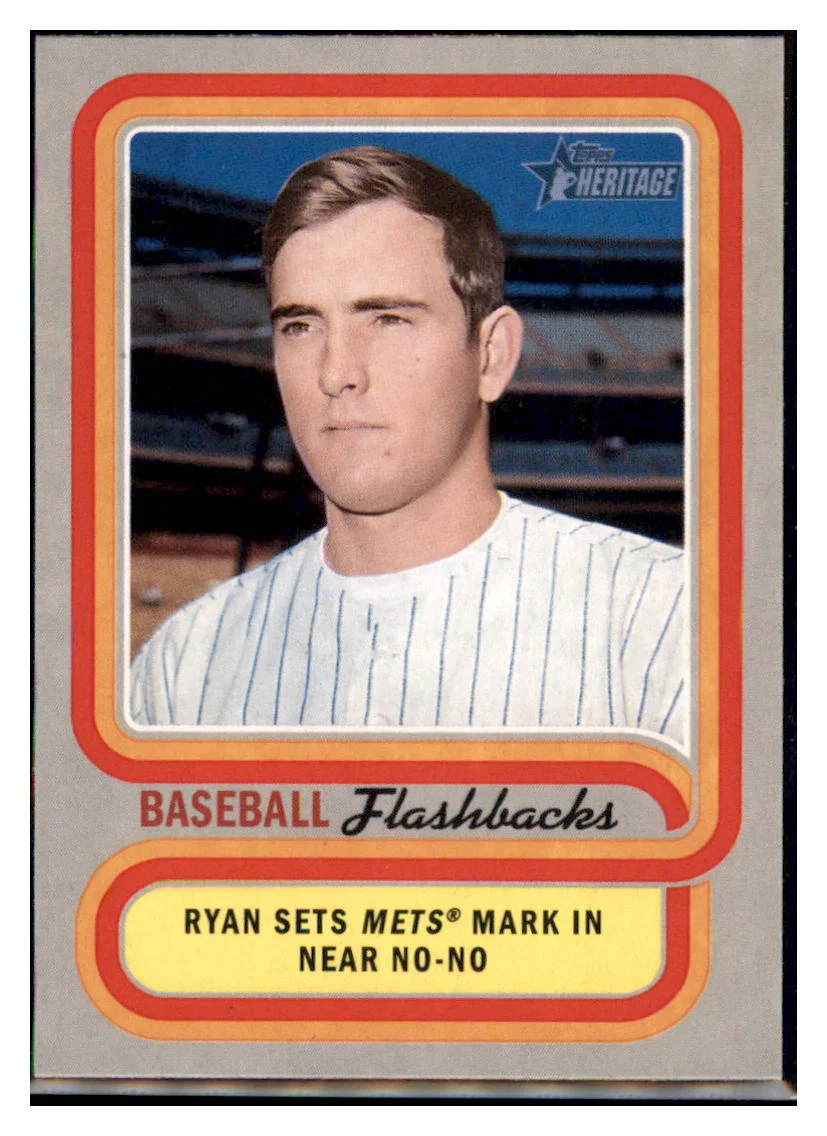 Nolan Ryan 2019 Topps Heritage New York Mets #BF-NR Baseball Card TMH1C