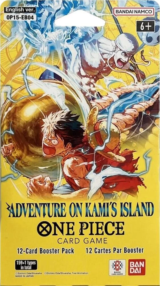 One Piece TCG: Adventure on Kami's Island Sleeved Booster Pack (OP-15 - EB-04) - 12 Cards