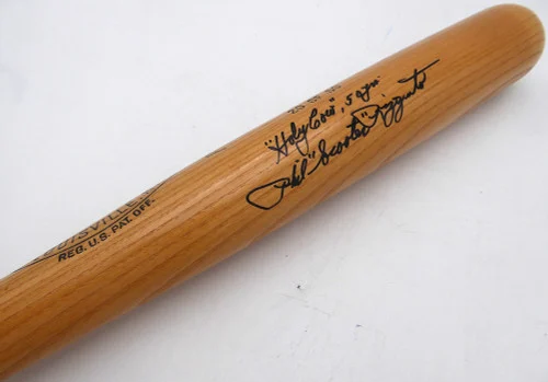 Phil Rizzuto Autographed Louisville Slugger Game Model Bat New York Yankees "Holy Cow" Beckett BAS QR #BU87140