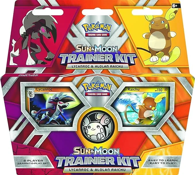 Pokémon TCG: Sun & Moon Trainer Kit Lycanroc & Alolan Raichu Card Game
