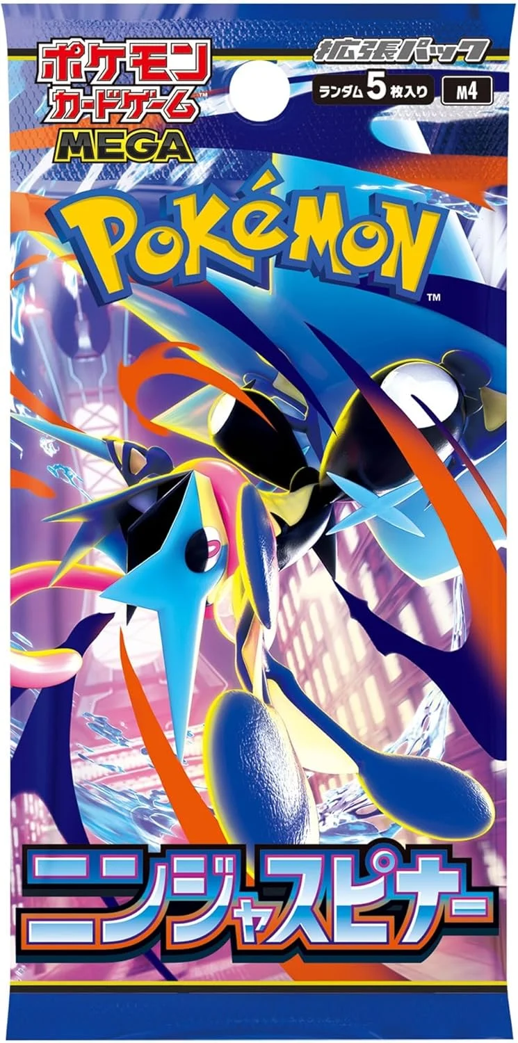 Pokemon Card Game MEGA Expansion Pack Ninja Spinner Booster Pack (Japanese) - 5 Cards