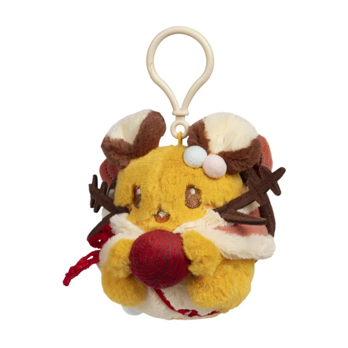 Pokemon Center Dedenne Pokemon Holiday Plush Key Chain