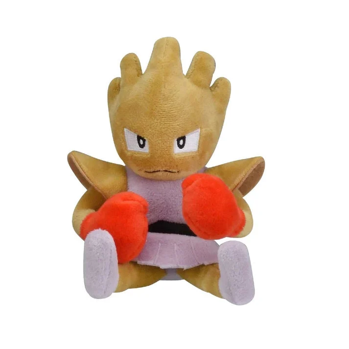 Pokemon Center: Sitting Cuties: Hitmonchan Plush # 107 -Generation 1 - 6 In