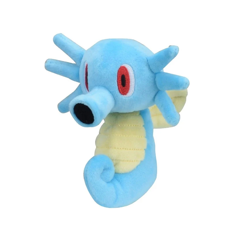 Pokemon Center: Sitting Cuties: Horsea Plush # 116 -Generation 1 - 6 In