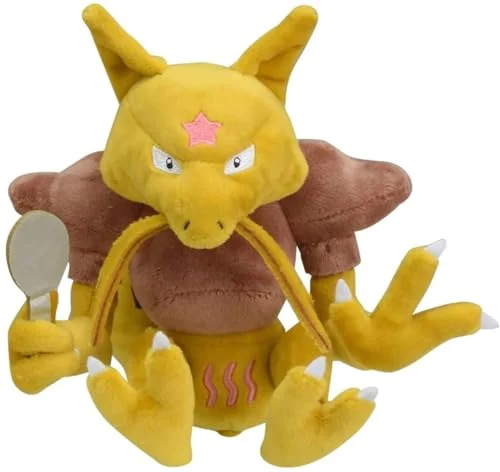 Pokemon Center: Sitting Cuties: Kadabra Plush # 64 -Generation 1 - 6 In